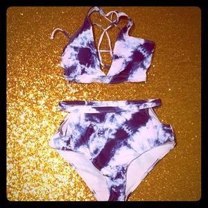 High waisted bathing suit!
